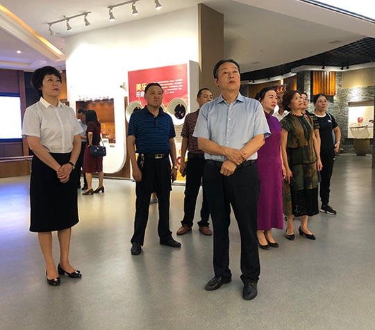 Qingchuan county people‘s congress standing committee director wang zhi and his delegation to the musical inspection